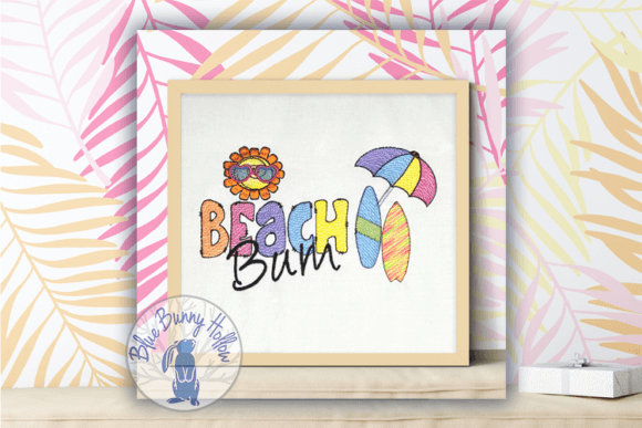 Beach Bum Embroidery Design Review