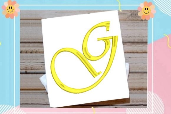 Beautiful Monogram G Letter