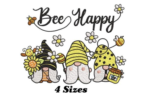 Bee Happy Gnome Christmas
