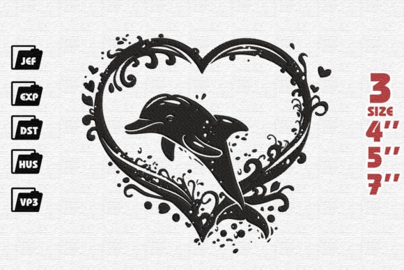 Cute Dolphin Embroidery Review