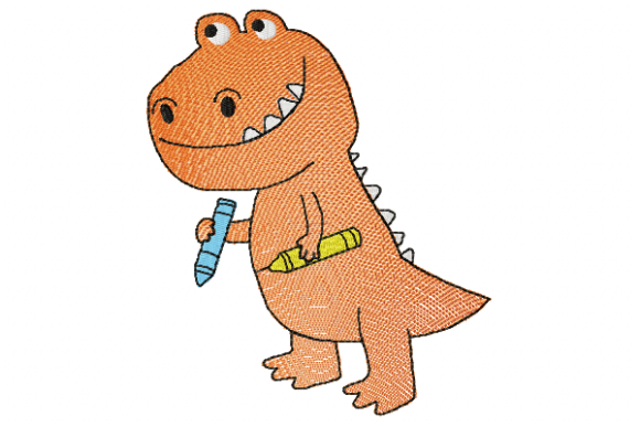 Dinosaur with Pens