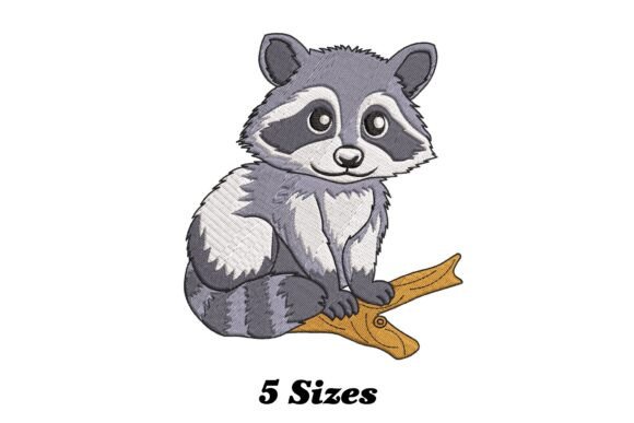 Funny Raccoon: A Craft Fair-Ready Wild Animal Embroidery Design