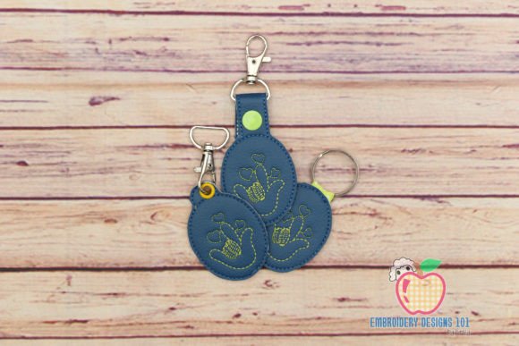 Love Hand Gesture ITH Keyfob